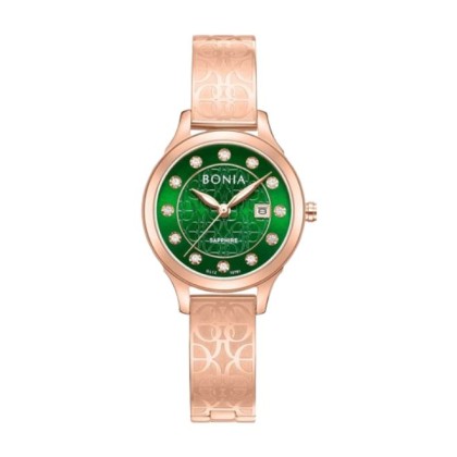 Bonia La Luna Elegance BNB10761-2597 Green Dial Women Watch  